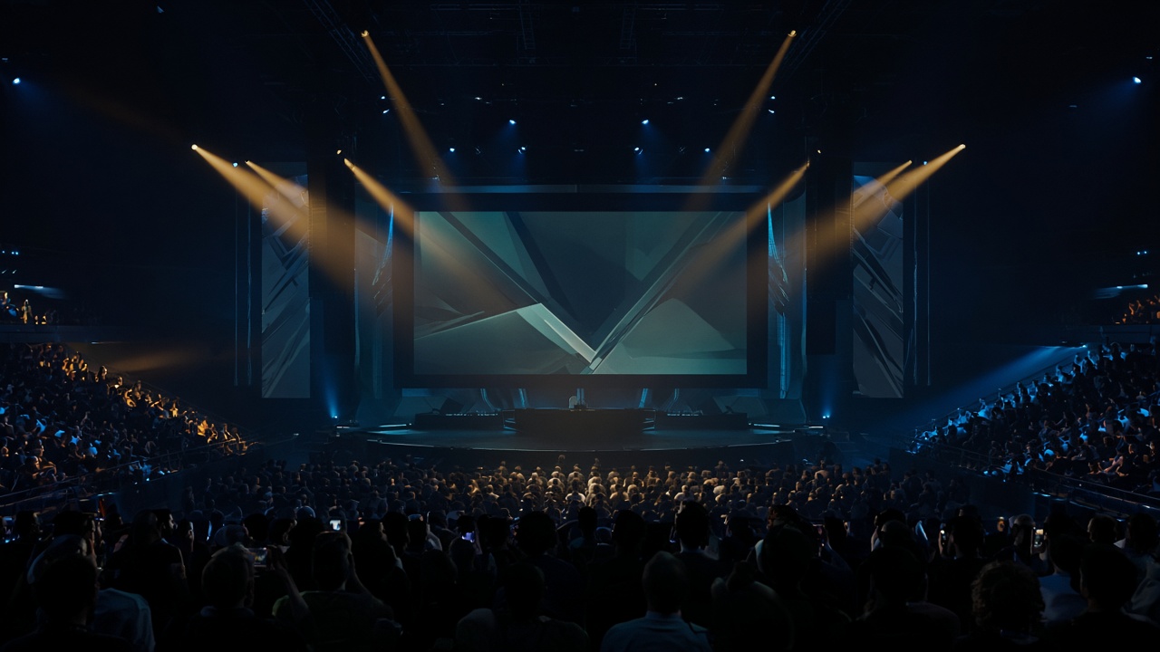 Arène prête pour une étape Call of Duty
